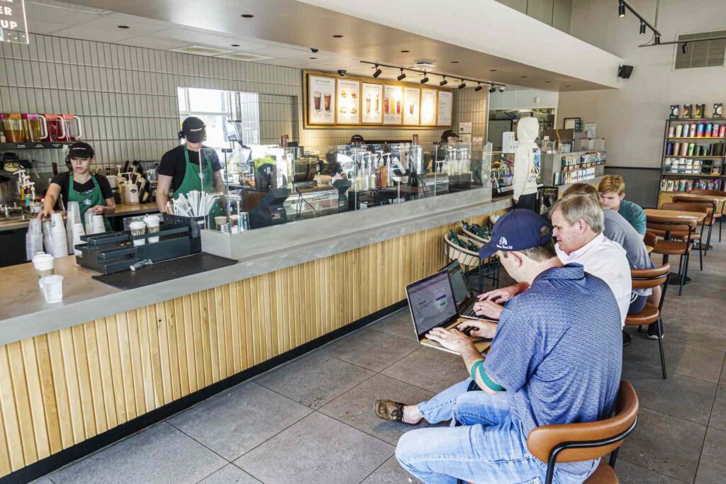 Starbucks Is Revamping Its Cafes. Some Competitors Care More About the Drive-Thru
