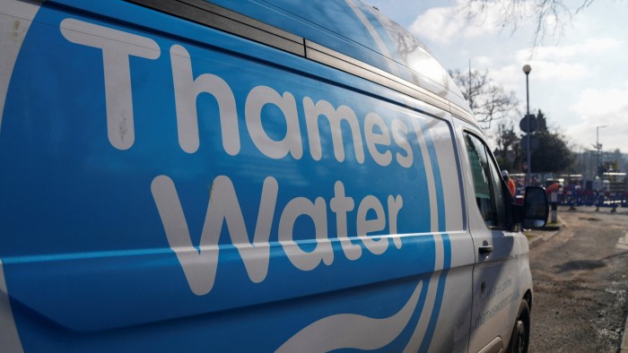 A Thames Water van