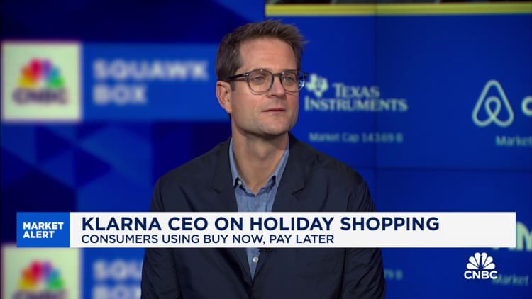 Klarna CEO on state of consumer: Seeing a clear shift away from credit cards