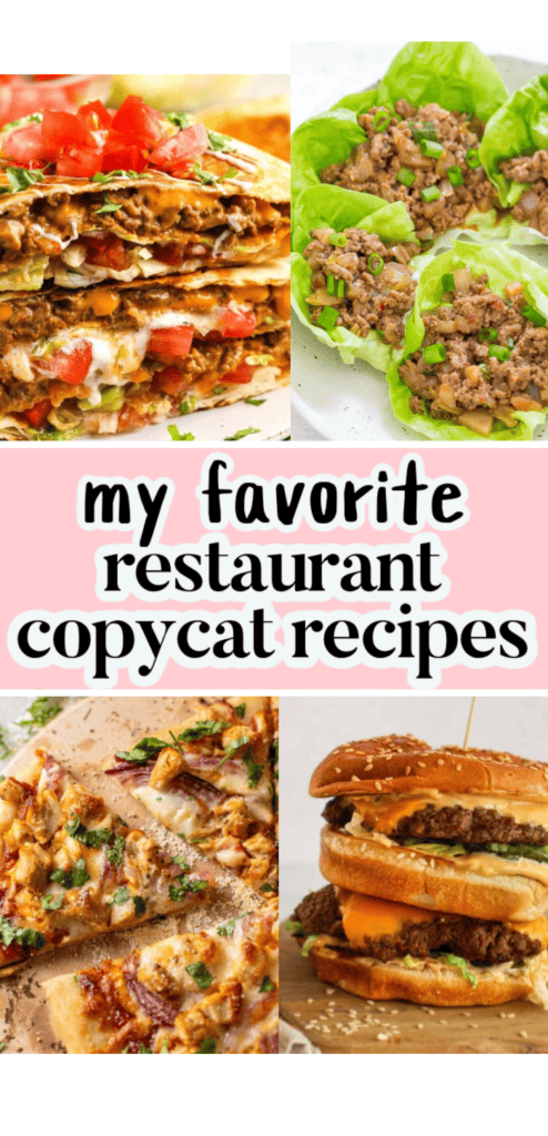 my favorite copycat recipes