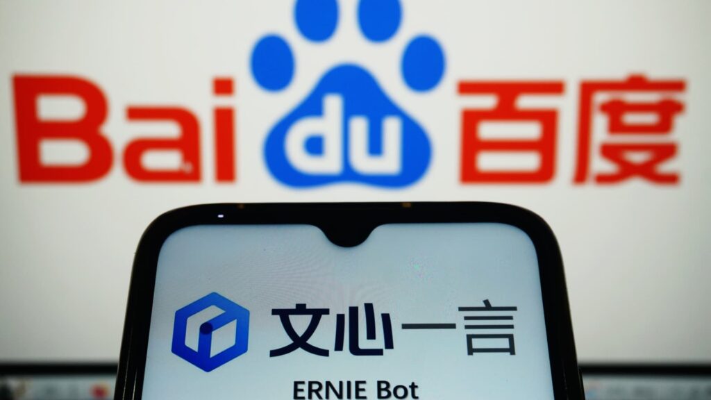 Baidu shares jump 10% following release of new free-to-use AI models