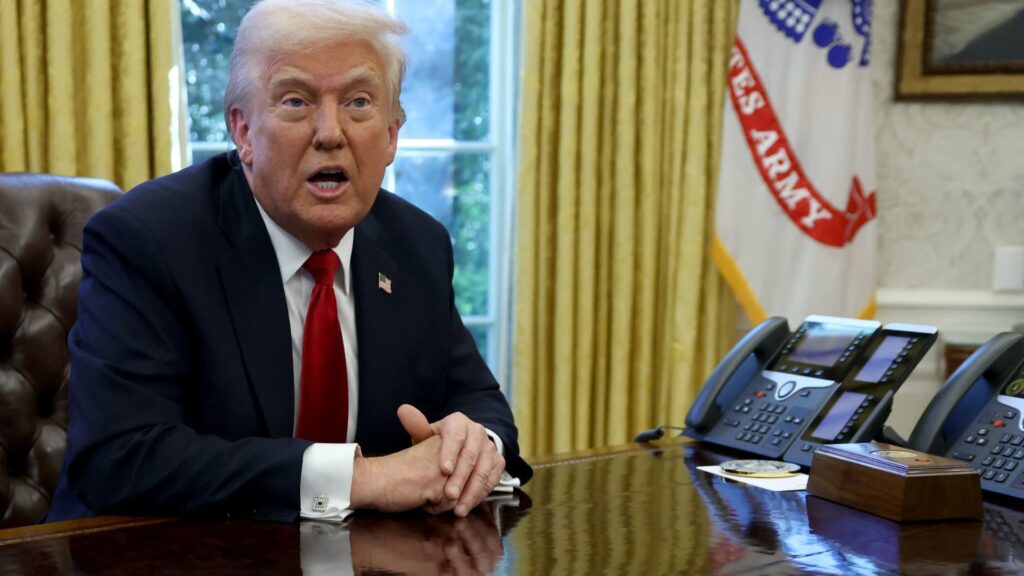 Trump says Tesla CEO Elon Musk didn’t advise on auto tariffs 'because he may have a conflict'