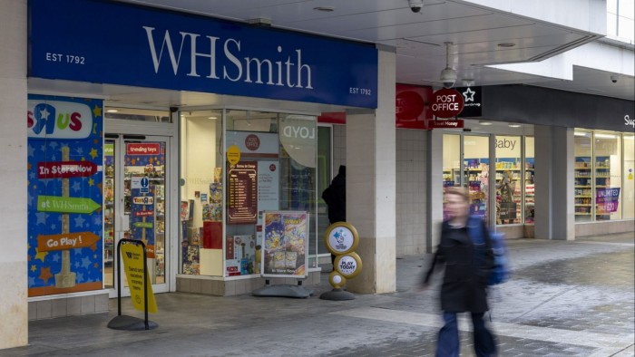 A WHSmith Plc store in Woking, UK