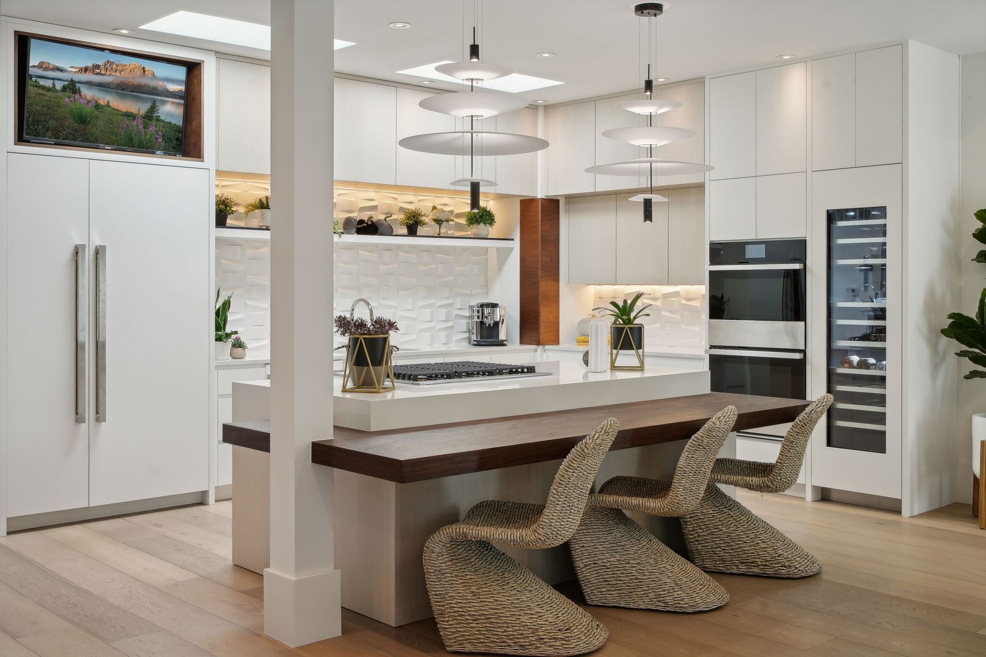 A modern home for sale in Boulder, Colorado by a golf course.