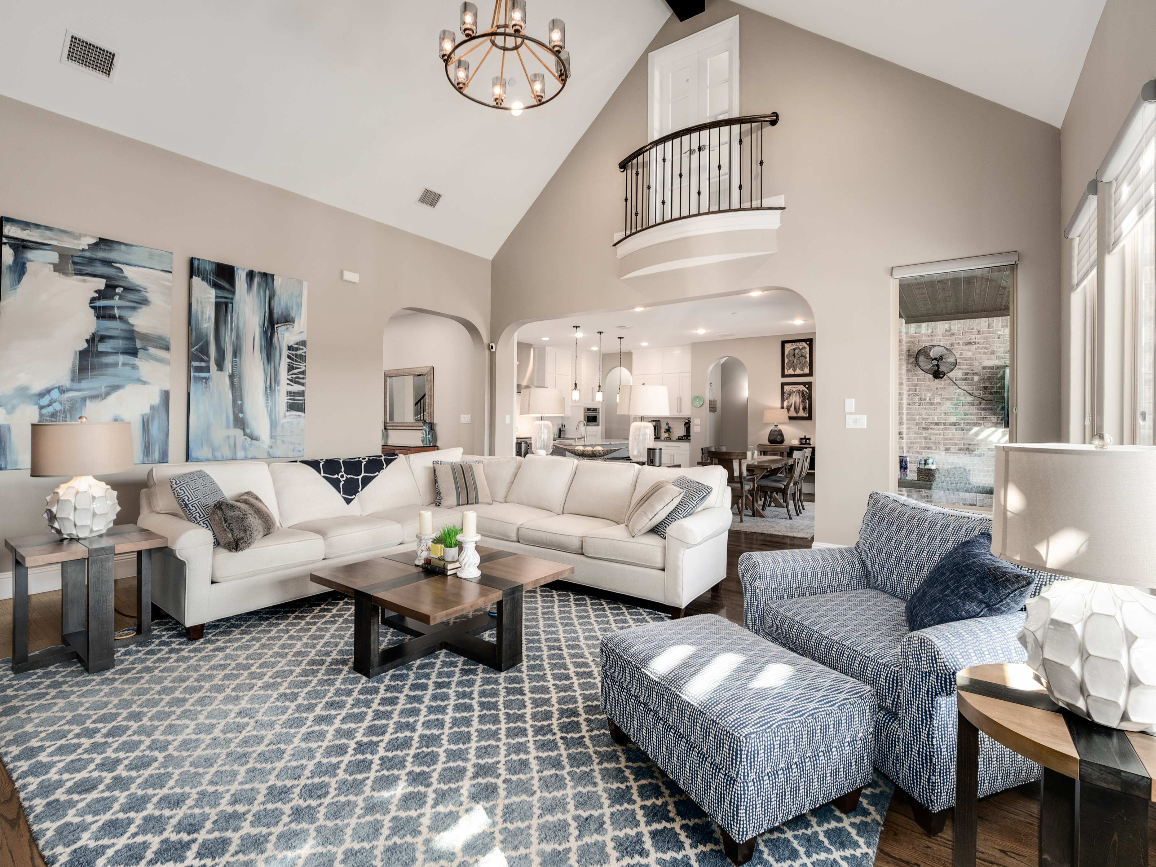 A home for sale by the Whitworth course at Trophy Club in Texas.