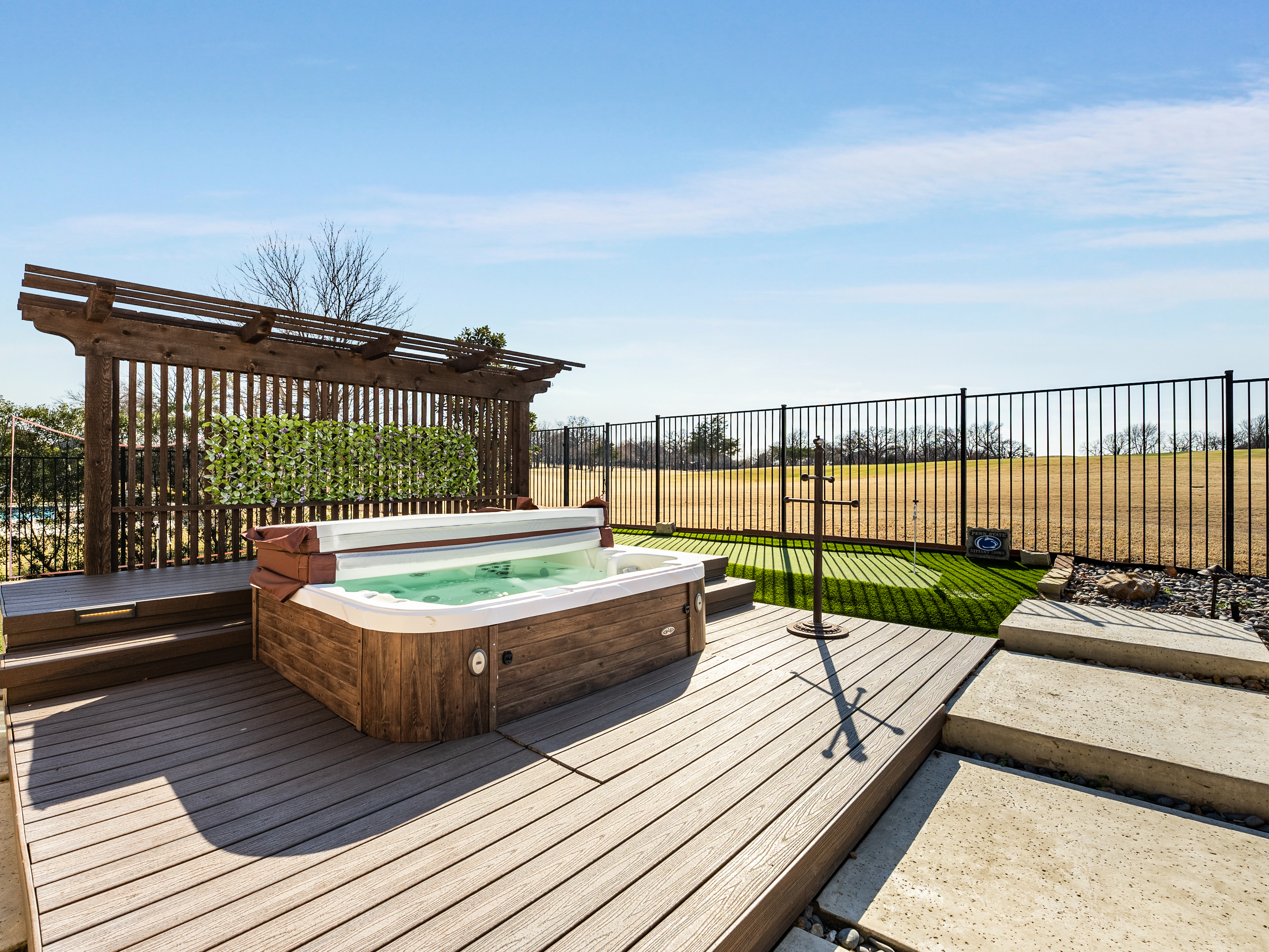 A home for sale by the Whitworth course at Trophy Club in Texas.