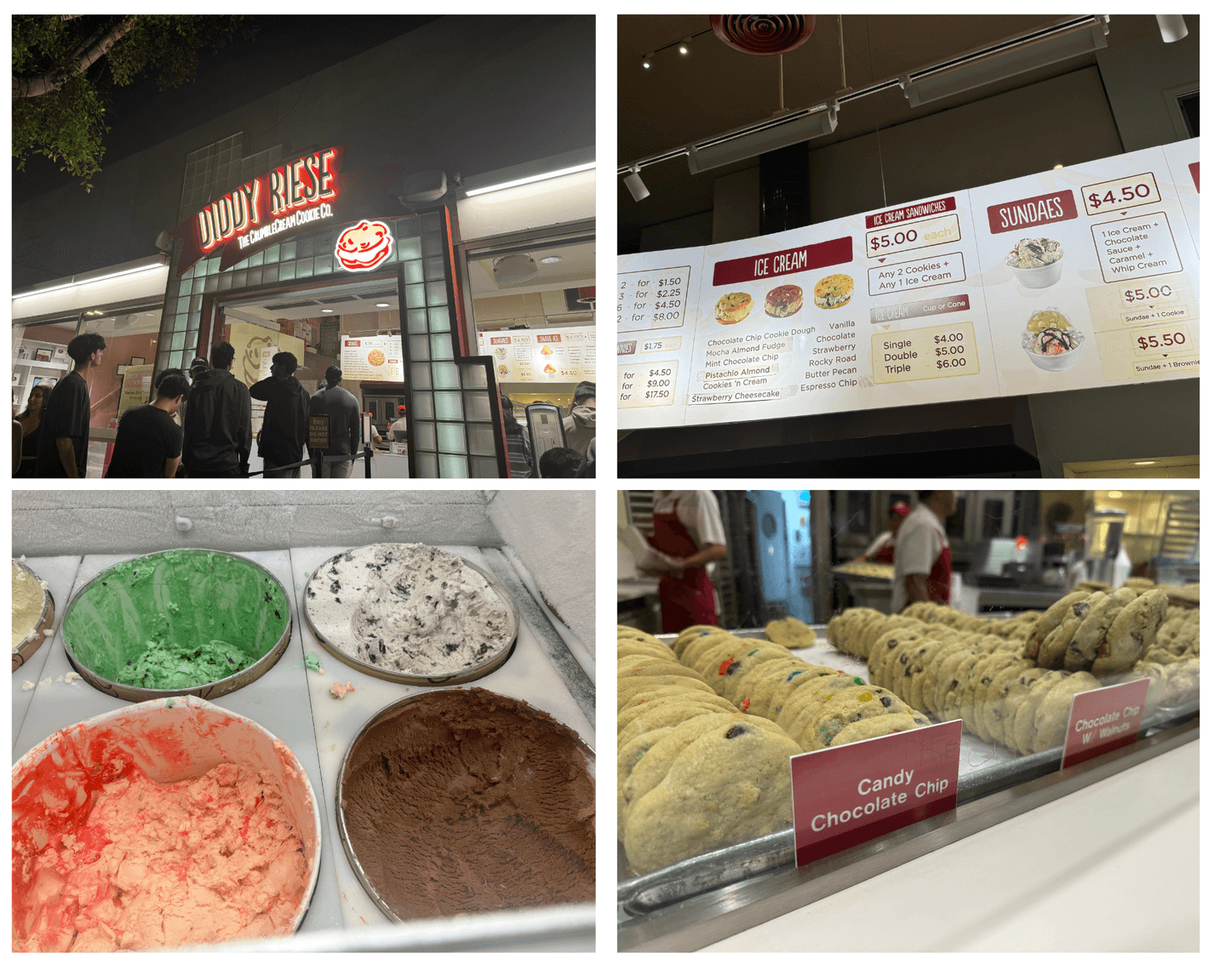 Diddy Riese cookies ice cream westwood ucla