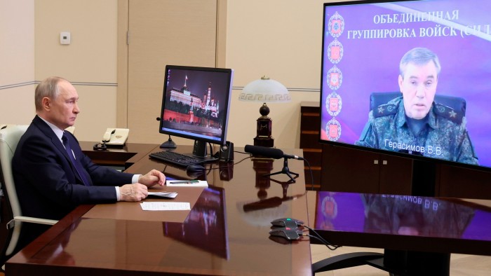 Kremlin claims Ukraine pushed out of Kursk as Trump criticises Putin