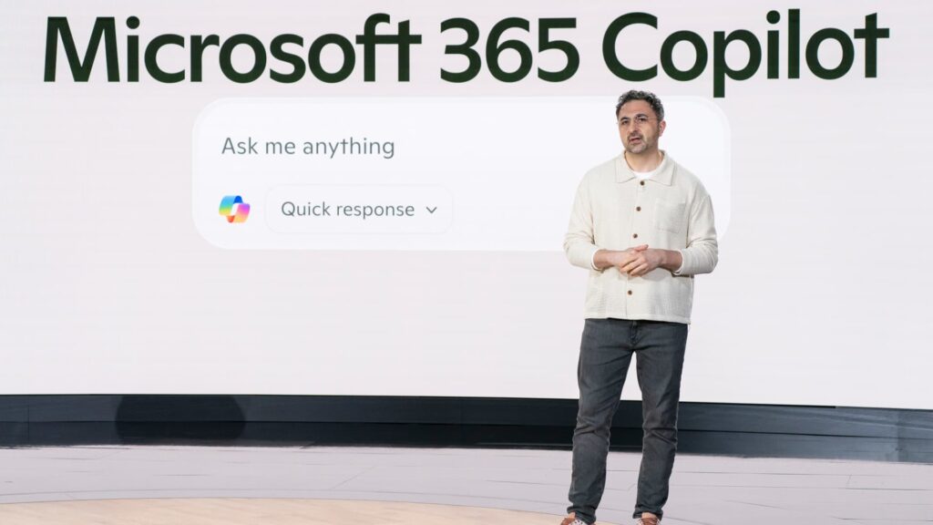Microsoft AI chief sees benefits to AI models that are months behind