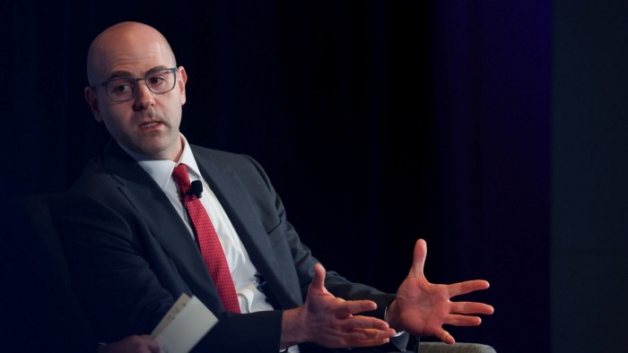 Stephen Miran speaks in an interview