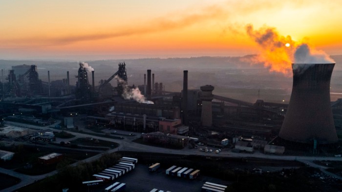 British Steel’s plant in Scunthorpe