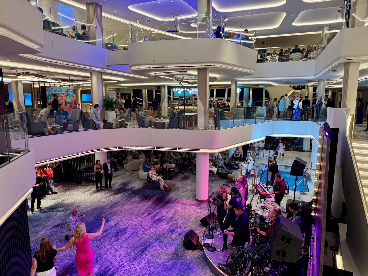norwegian cruise line NCL Aqua atrium