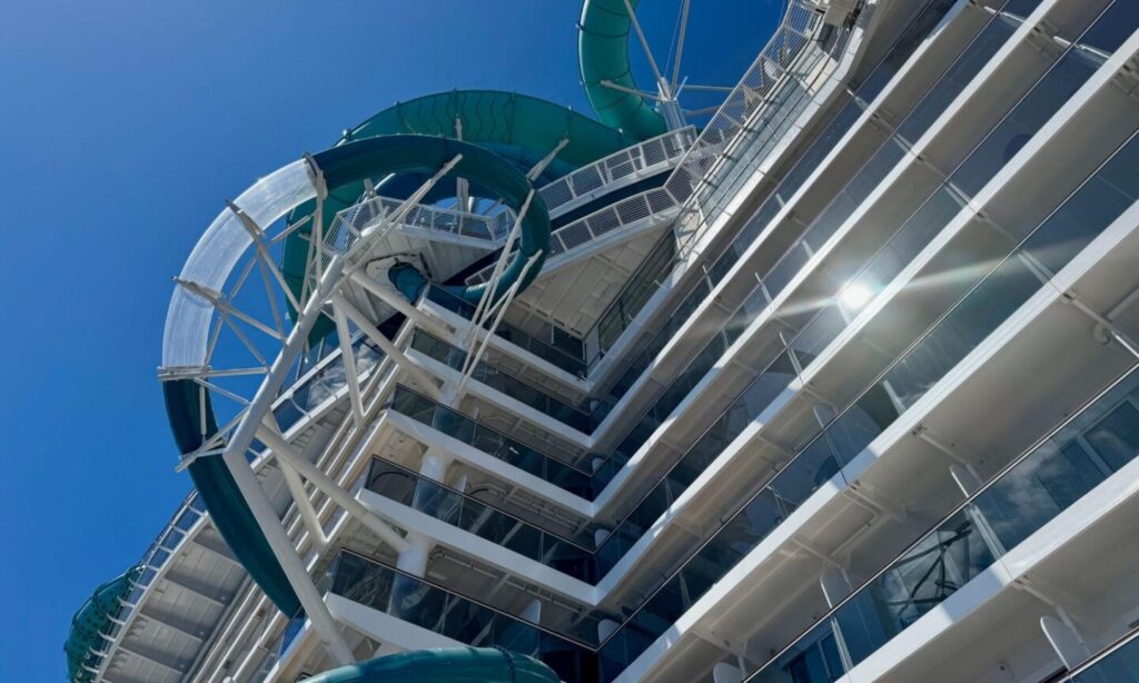 norwegian cruise line NCL Aqua slide drop