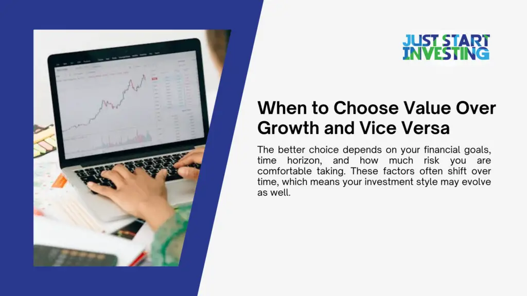 Value vs Growth Stocks Explained for Smarter Investment Choices 2 when to choose value over growth and vise versa