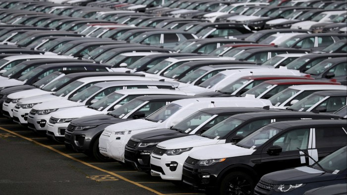 New Land Rovers at JLR’s plant in Halewood, Liverpool