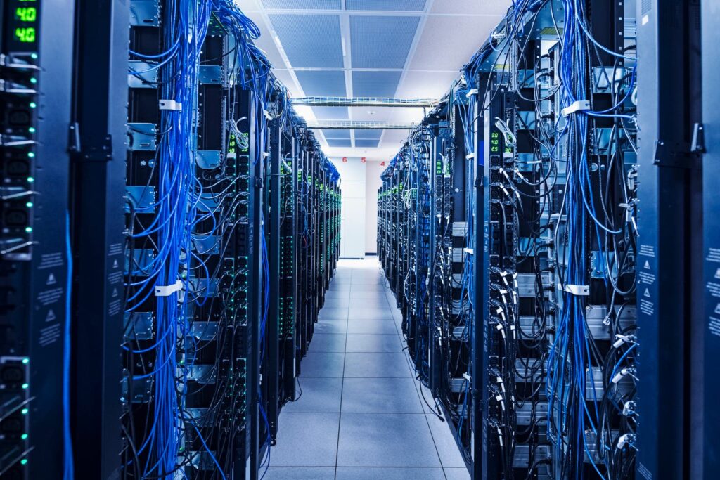 Equipment in server room
