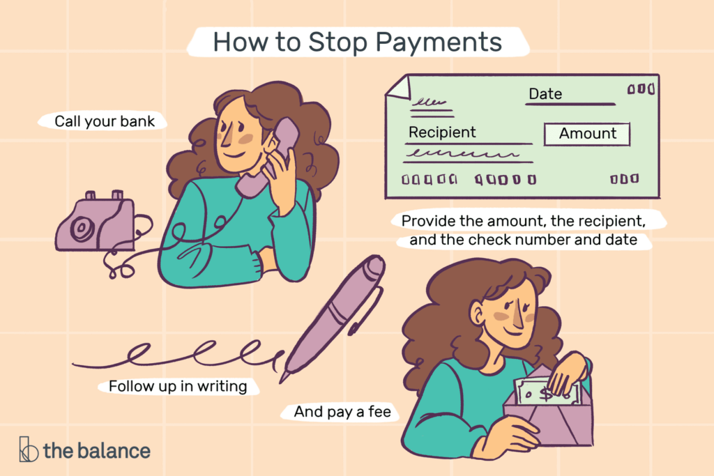 How to Stop Payment on a Check