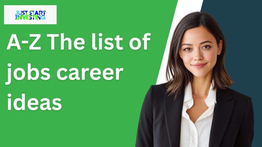 List Of Jobs Career Ideas