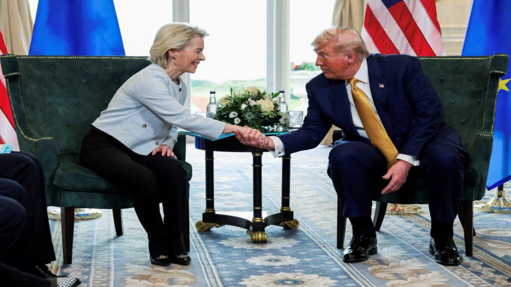Trump announces EU trade deal with 15% tariffs