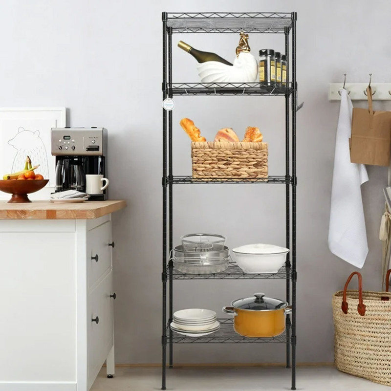 Walmart is selling an $86 5-tier storage shelf for $37, and shoppers say the shelves are 'surprisingly strong'