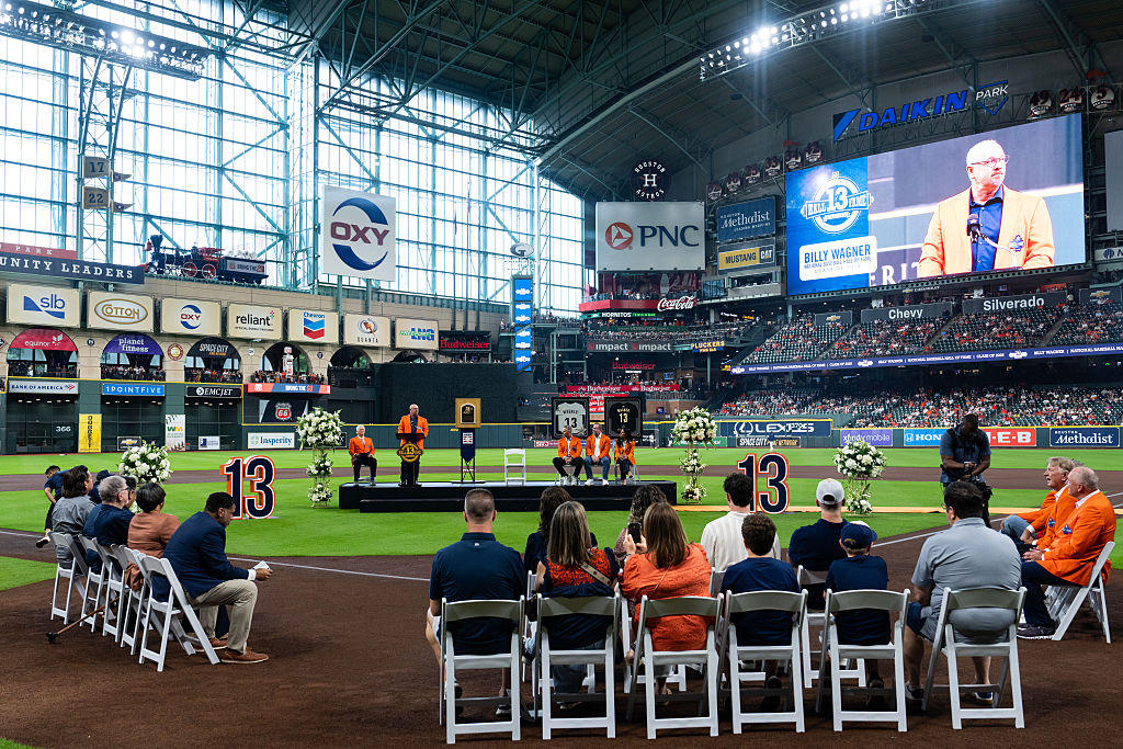 Hall of Fame induction at Daikin Park