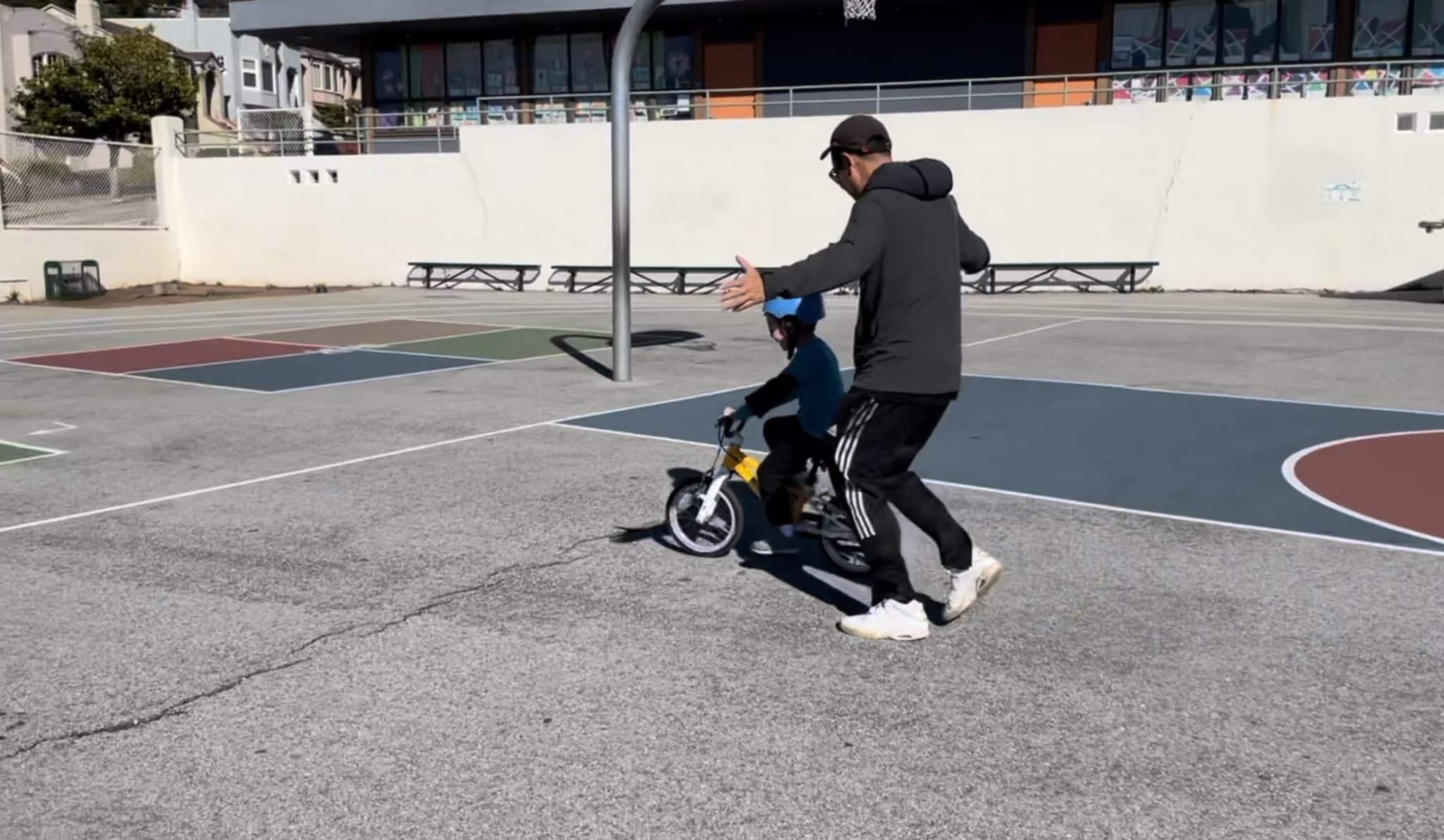 Daddy Bike Camp at age 5