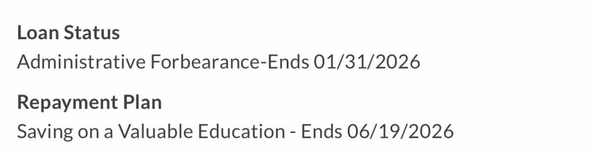 SAVE End Date | Source: The College Investor