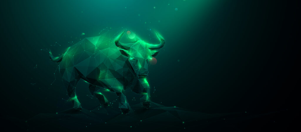 green digital bull stocks up new highs