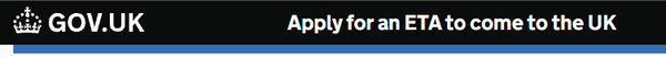 Header Gov.UK apply for an ETA