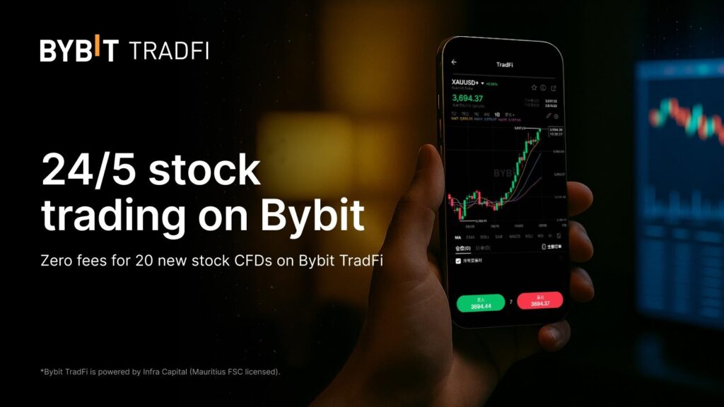 Bybit launches 24/5 stock CFD trading on its TradFi platform