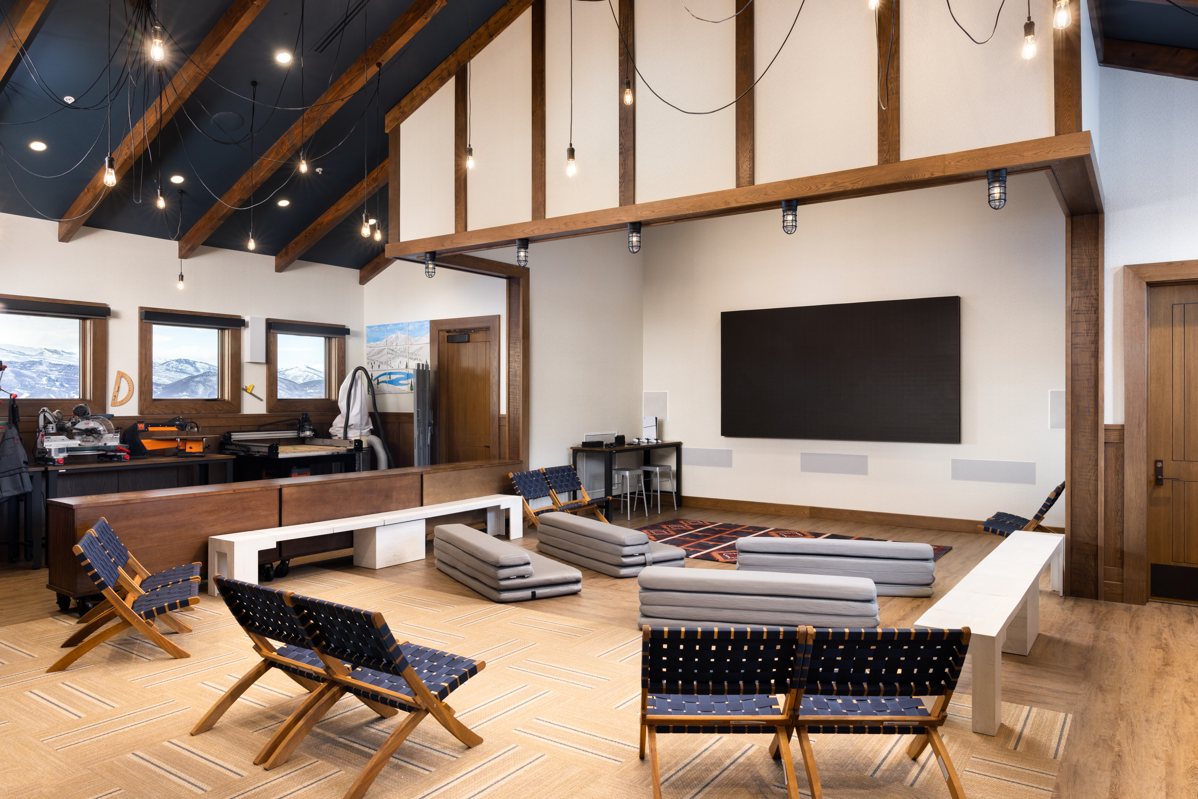 The STEAM lab and amenities at the Talisker Club.