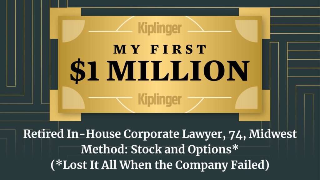 The My First $1 Million logo.