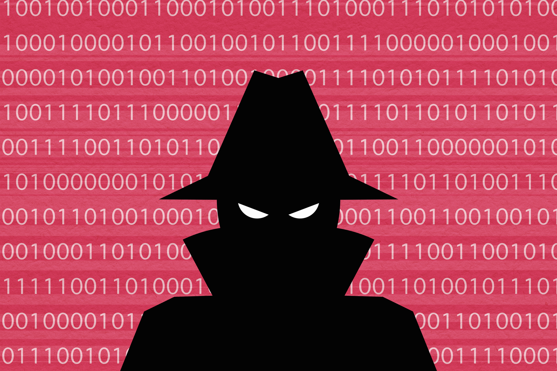 a silhouette of a hacker