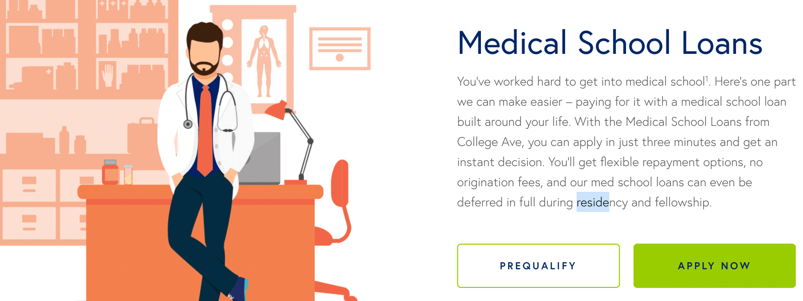 college ave medical school loans | Source: The College Investor