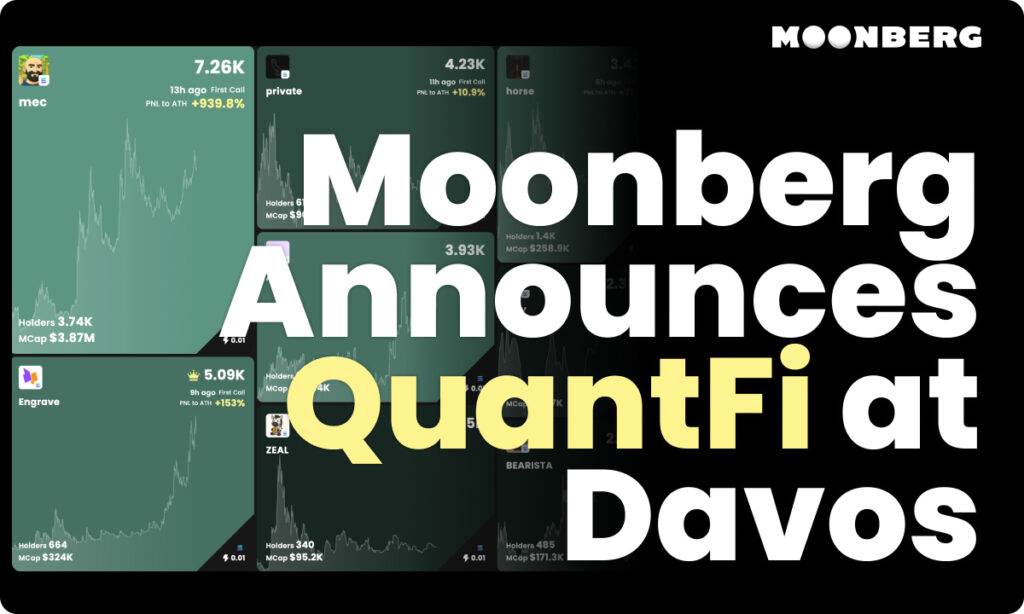 Moonberg Announces QuantFi at Davos