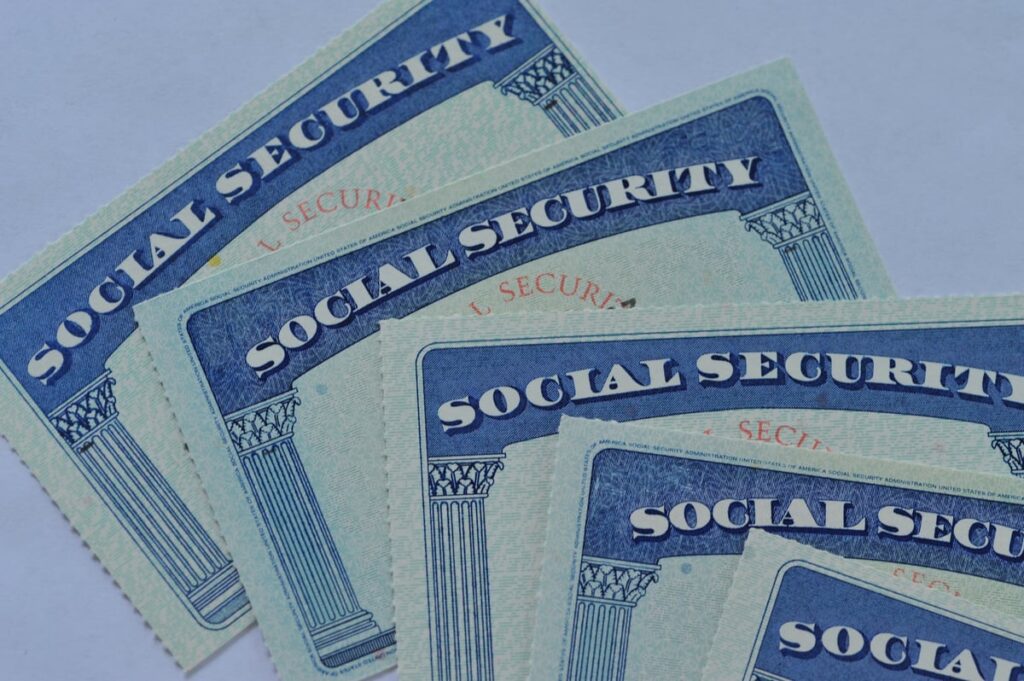 Social Security cards.