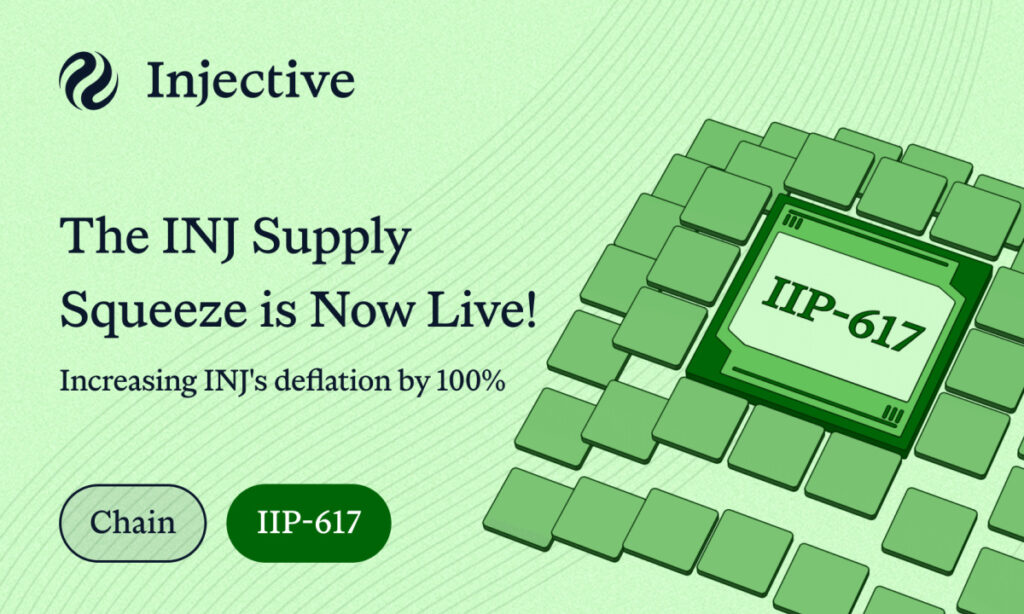 Injective Introduces the INJ Supply Squeeze, Doubling Token Deflation