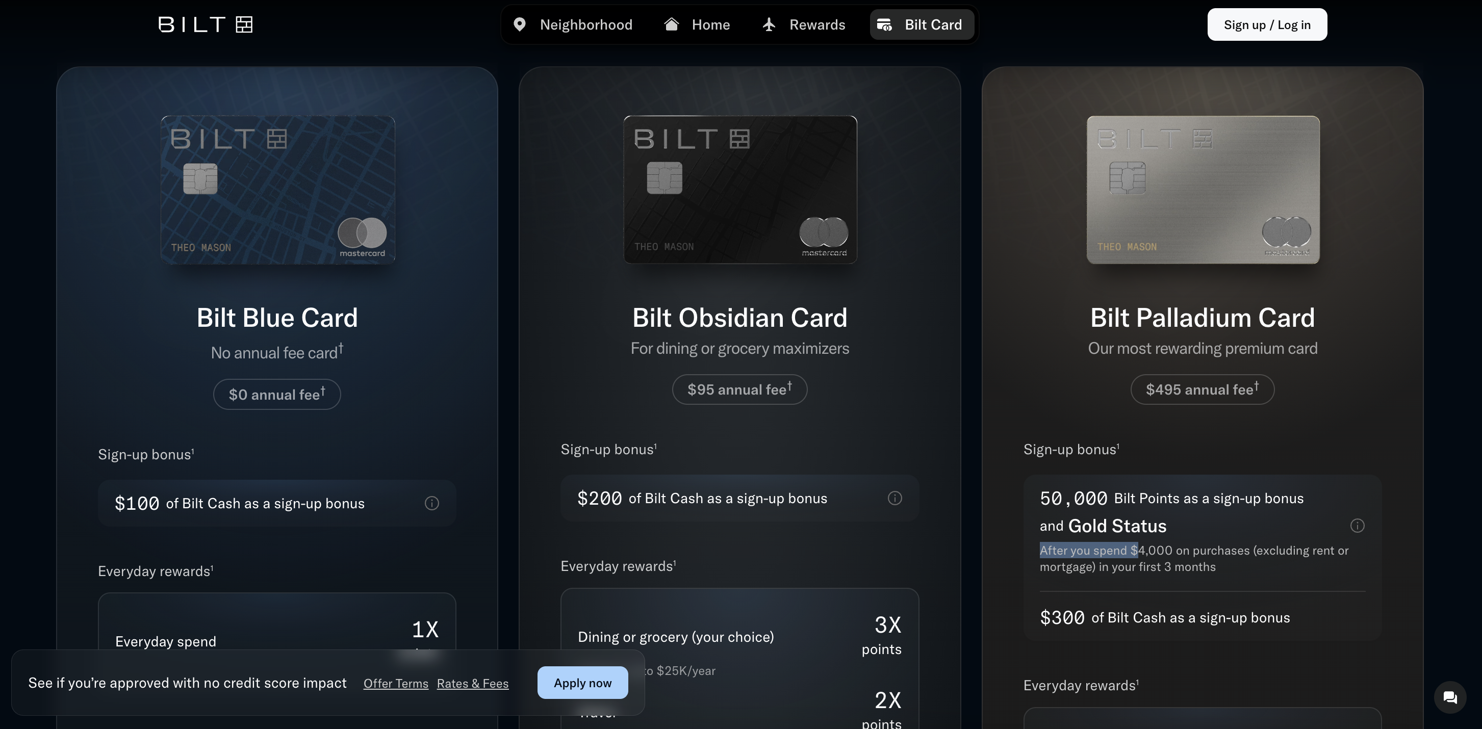 Bilt Credit Cards
