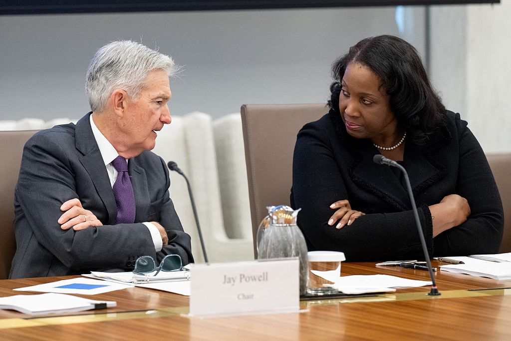 Fed Chair Jerome Powell Fed Governor Lisa Cook