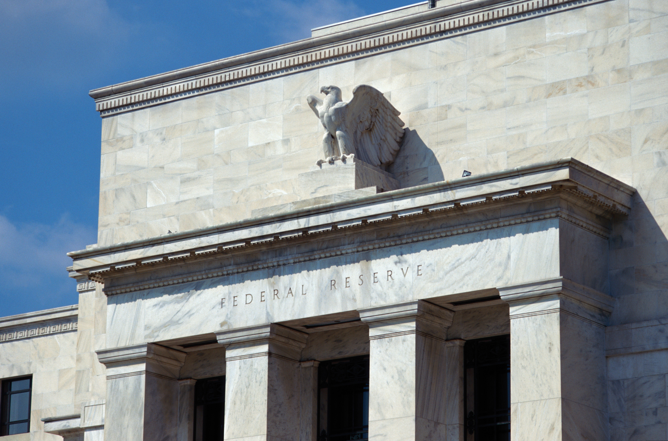 The outside of the Federal Reserve building in Washington, D.C.