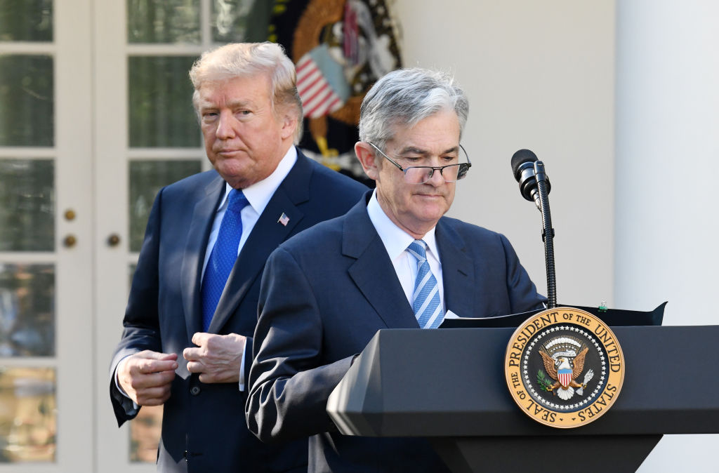 president donald trump fed chair jerome powell