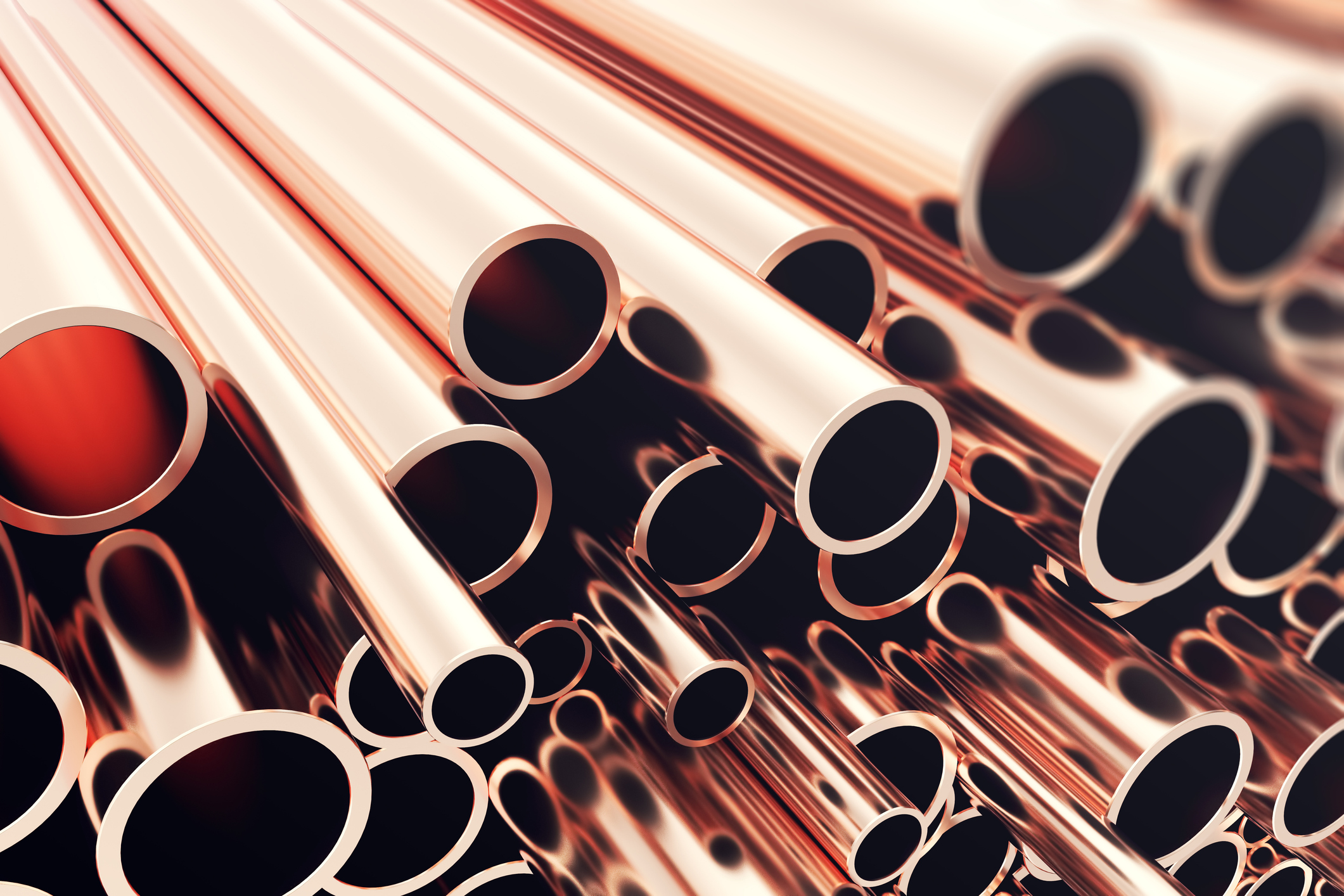 copper pipes