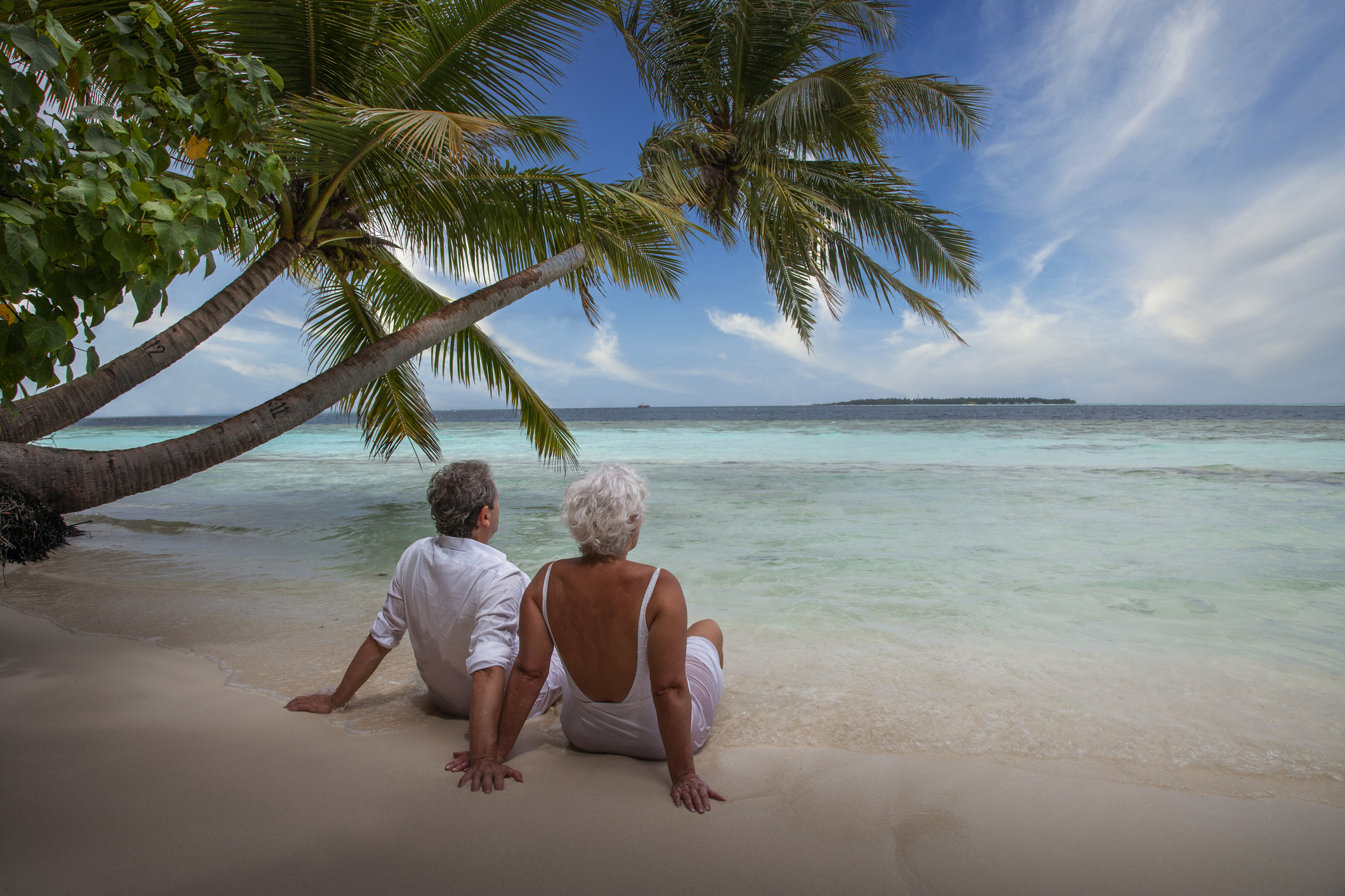 Indian Ocean. Maldives. Ari Atoll. Vilamendhoo Island.