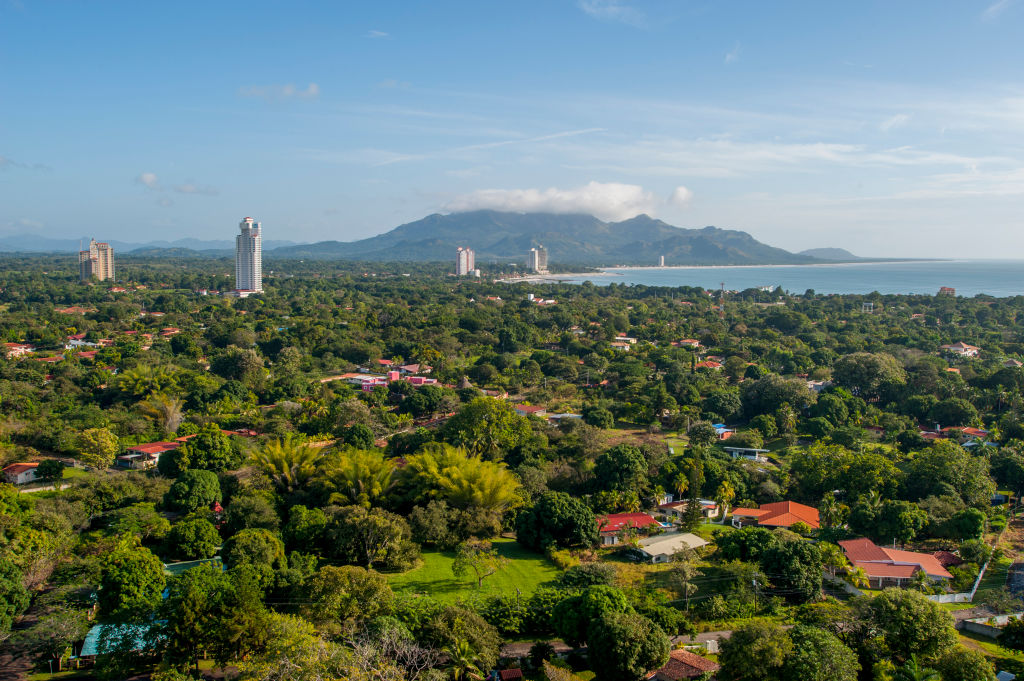 PANAMA - 2010/12/04: Overview of Coronado Beach near Panama City, Panama. (Photo by Wolfgang Kaehler/LightRocket via Getty Images)