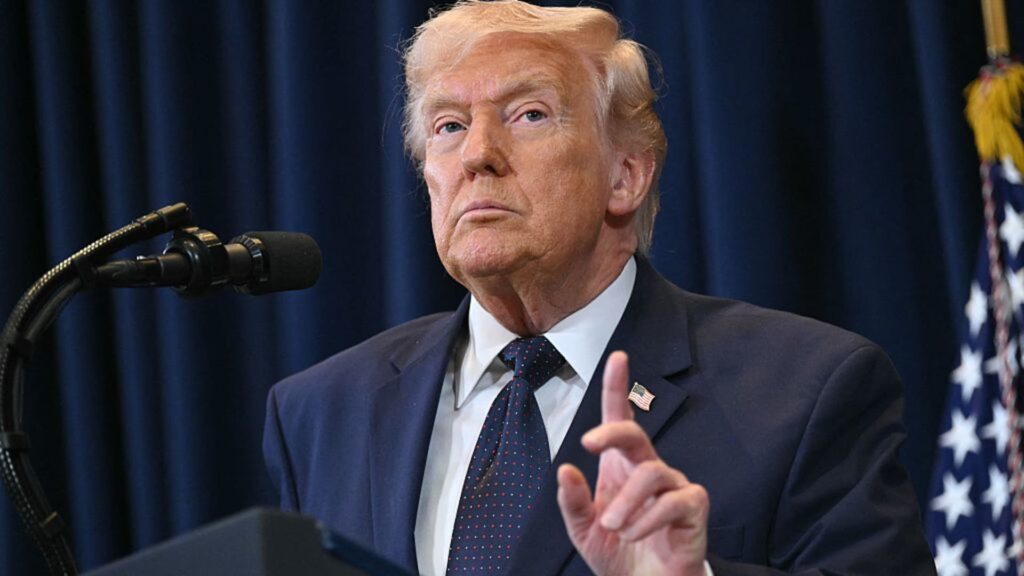 Trump rages at Supreme Court for tariff ruling