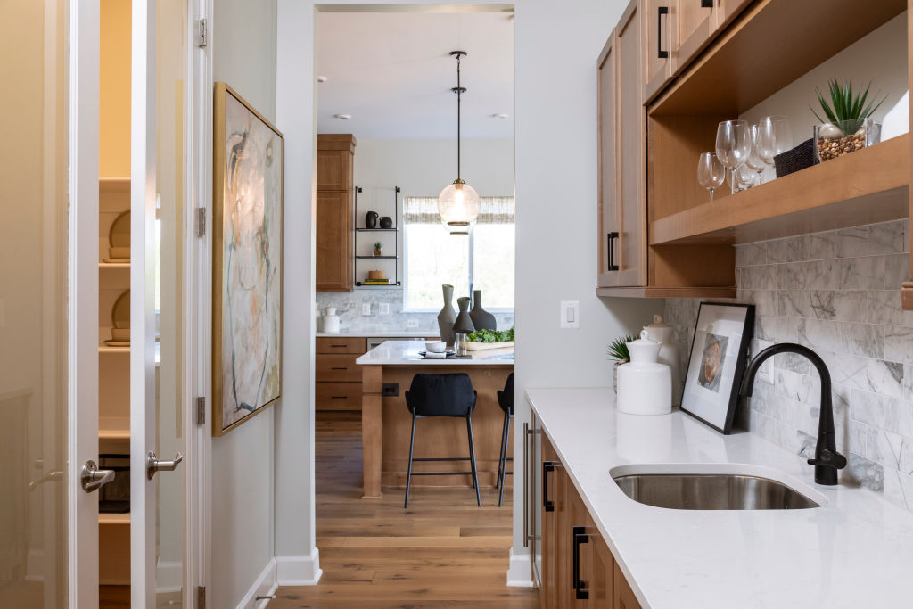 ASHBURN, VA-SEPTEMBER 18: The Pantry House in the Delano single family model Brownstone at Birchwood at Brambleton on September 18, 2023 in Ashburn Virginia. (Photo by Benjamin C Tankersley/For The Washington Post)