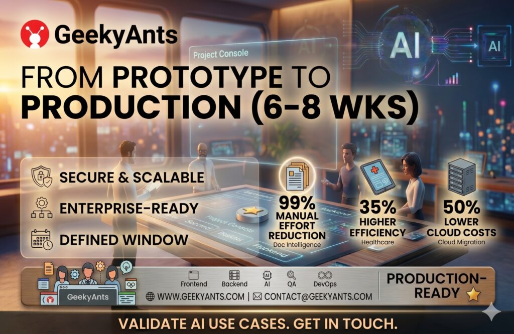 GeekyAnts Introduces 6–8 Week AI Product Engineering Sprint for Production-Ready Software