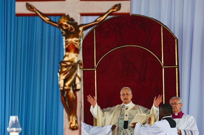 Pope Leo, newly forceful global voice, arrives in Angola on Africa tour