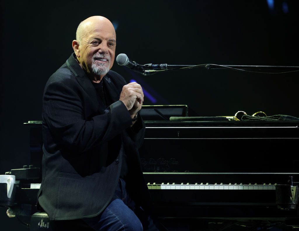 LAS VEGAS, NEVADA - NOVEMBER 09: Billy Joel performs at Allegiant Stadium on November 09, 2024 in Las Vegas, Nevada. (Photo by Ethan Miller/Getty Images)