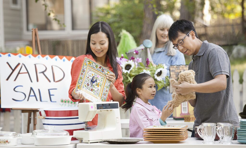How I turned clutter into $500 cash with my first garage sale